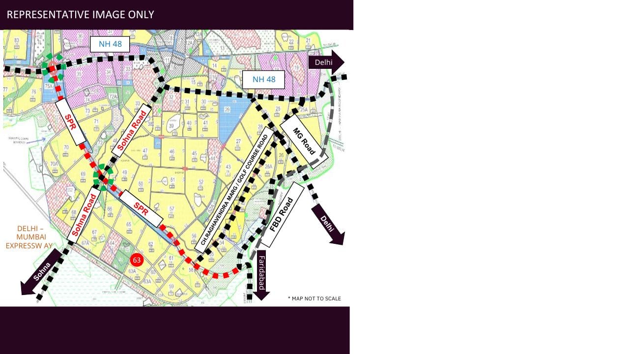 dlf-the-arbour-location-map